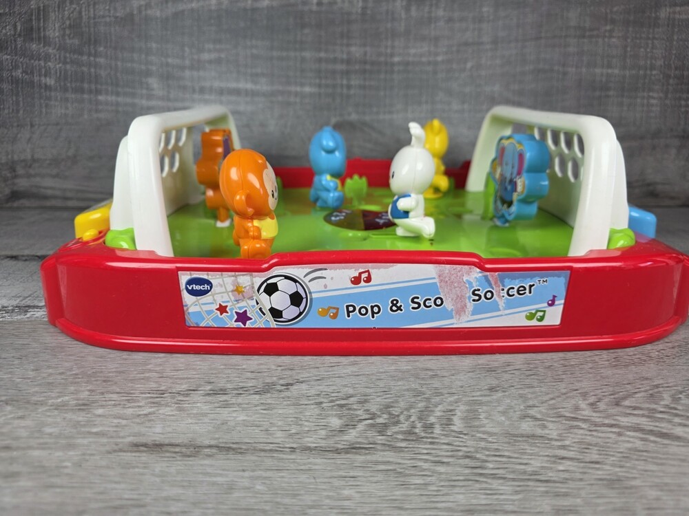VTech Pop & Score Soccer Baby and Toddler Toy RARE b193